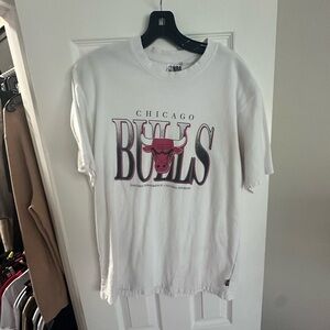 NBA White T-Shirt with Logo Tag